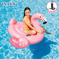 INTEX57558小红鹤水上坐骑 成年人火烈鸟儿童玩具充气玩具浮排