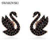 施华洛世奇（SWAROVSKI）SWAN黑天鹅珍珠 耳饰耳环耳钉女新年5684608 2