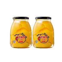 芝麻官 黄桃罐头 新鲜水果罐头 720g*2瓶