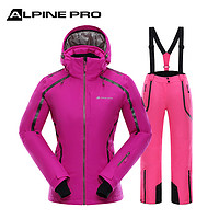 ALPINE PRO 阿尔派妮 AlipnePro女士PTX单双板加厚保暖防风滑雪服户外运动套装