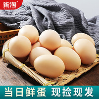 雀淘 AA级新鲜土鸡蛋42g*20枚无沙门氏菌农家柴草温泉蛋营养早餐