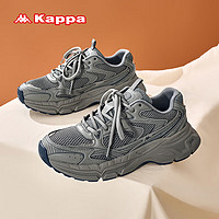 Kappa 卡帕 老爹鞋男女同款运动鞋复古休闲鞋 香根草绿 41