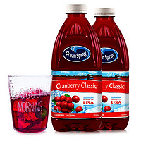 优鲜沛 美国原装进口 Ocean Spray优鲜沛蔓越莓果汁饮料经典原味 饮料 蔓越莓汁1.89升