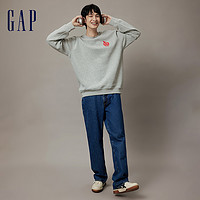 【断码优惠】Gap男女装冬季碳素软磨抓绒保暖卫衣841354