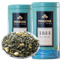 虹桥别恋 浓香型茉莉花茶 罐装100g 【赠送礼袋】