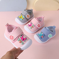 春秋男女宝宝学步鞋软底0-1-2岁婴儿帆布鞋卡通布鞋单鞋秋冬