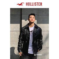 HOLLISTER 秋冬加绒保暖美式仿羊羔绒内衬夹克外套 男 320397-1