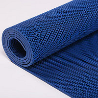 DIYIN 迪茵 防滑垫镂空脚垫塑料门垫门口地垫子 特厚加密5.0mm蓝1.8米宽1米长