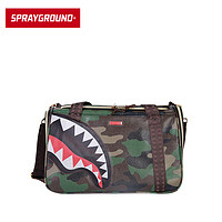 SPRAYGROUND 秋冬新款手提包大容量迷彩印花宠物包鲨鱼嘴男女手袋旅行包 军绿