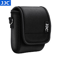 JJC 佳能PowerShot V10 相机包 内胆收纳袋 配肩带 配登山扣 Vlog数码相机保护配件 新概念掌机收纳包 黑色