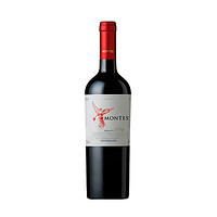 黑卡会员：Montes 蒙特斯 montes智利进口蒙特斯天使珍藏梅洛干红葡萄酒750ml