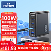 百億補貼：NOHON 諾希 100W四口氮化鎵充電器