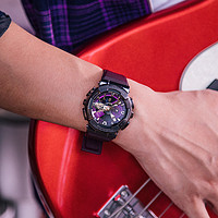 CASIO 卡西欧 狂野炫彩G-SHOCK学生手表哑光半透明表表GM-5600CL