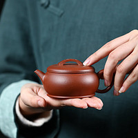 宜砂匠心宜兴紫砂壶 手工原矿降坡泥优选好泥料 功夫茶具小茶壶汉瓦壶