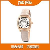 抖音超值購：Folli Follie follifollie時尚百搭輕奢石英永恒酒桶形女款腕表手表