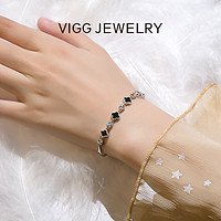 VIGG JEWELRY VIGG四叶草手链女生纯银小众轻奢闺蜜手饰高级精致七夕送女友礼物