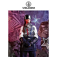 VOLCOM 钻石男装户外品牌美式专业滑雪服2023冬季新款防寒保暖夹克
