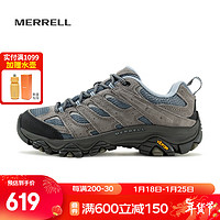 迈乐（Merrell）男女款户外时尚徒步鞋MOAB3迈越者防滑耐磨减震透气轻量登山鞋 J035896深灰兰（女） 35