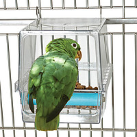 CAITEC 美国鹦鹉防洒食盒 大号 大中型鹦鹉用 可节省鸟粮保持清洁