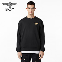 BOY LONDON BOYLONDON冬男女同款烫金翅膀白色套头卫衣N03023