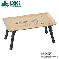 LOGOS 乐格氏 日本logos联名x史努比户外露营折叠桌便携式折叠桌野营餐桌小桌子