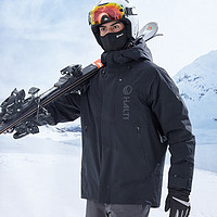 HALTI芬兰户外滑雪服男防水单双板滑雪夹克HSJCS04006S 黑色 170