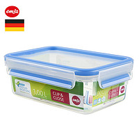 emsa 爱慕莎 德国进口 | 爱慕莎（EMSA）保鲜盒微波炉饭盒塑料长方形 1L 德国制造