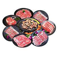 烤肉套餐韩式烤肉食材韩国烧烤家庭日式肥牛五花肉烤肉食材半成品