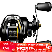 达亿瓦（DAIWA）23 一击泛用水滴轮远投路亚轮打黑轮鲈鱼翘嘴鳜鱼鱼线轮 左手型 100H/HL