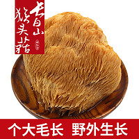 林弘堂 东北吉林特产 长白山野外生长猴头菇500g  菌菇干货无硫煲汤鲜品 长白山猴头菇 500g