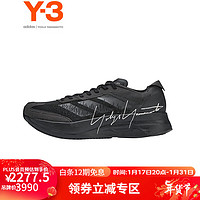 Y-3 BOSTON 11 y3新款签名款网面休闲鞋男跑步鞋38IE9395 黑色 UK8.5   42  2/3