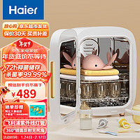 Haier 海爾 奶瓶消毒柜器帶烘干紫外線一體機母嬰嬰兒殺菌多功能鍋家用寶寶 U301D 單管+紫外線+高溫消毒