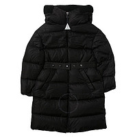 MONCLER 盟可睐 女孩黑色 Chalain 长款羽绒风衣 H29541C00006-54155-999