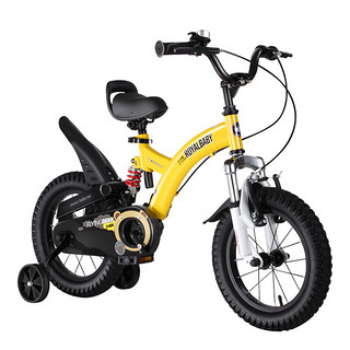 优贝（RoyalBaby）【活动品】儿童自行车宝宝脚踏车2-3-6-8岁童车男女孩单车 小飞熊黄色 16英寸