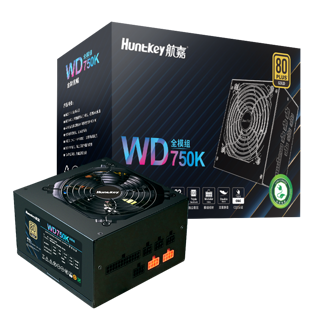 Huntkey 航嘉 WDK系列金牌电源 游戏电脑电源宽幅电压