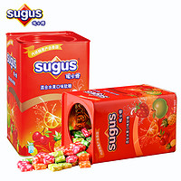 sugus 瑞士糖 混合水果味礼盒装瑞士糖550g*2罐