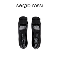 sergio rossi SR女鞋sr1系列金属饰片平底鞋