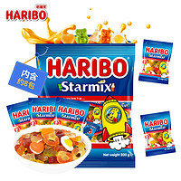 HARIBO 哈瑞宝 土耳其进口水果软糖儿童果汁橡皮糖软糖星满贯口味200g