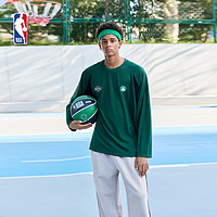 NBA 凯尔特人队速干长袖T恤 时尚休闲运动篮球文化T恤 腾讯体育 M