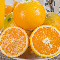 小覃同学 湖北夏橙脐橙 秭归新鲜水果夏季时令榨汁橙子薄皮手剥橙冷藏更佳 3斤装 中果