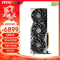 MSI 微星 魔龙 GeForce RTX 4070 Ti SUPER 16G GAMING