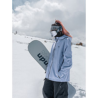 NANDN 南恩 3L滑雪服女滑雪衣單板雙板防水滑雪外套2023新款美式男款雪服