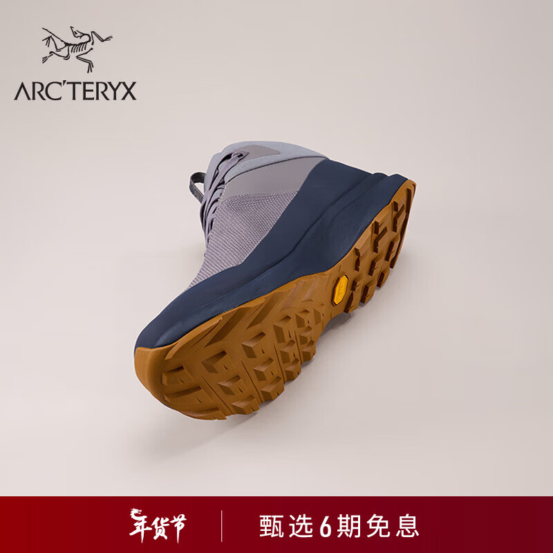 ARC'TERYX 始祖鸟 ARC’TERYX始祖鸟 AERIOS 中帮 覆盖防水 男子徒步鞋 空间灰/蓝黑色