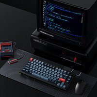 Keychron V1MAX三模热插拔Gasket客制化机械键盘82键VIA改键RGB
