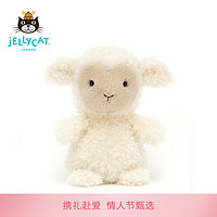 jELLYCAT 邦尼兔 2020款小羊柔软毛绒安抚玩具公仔可爱毛绒玩具 乳白色 H18 X W10 CM