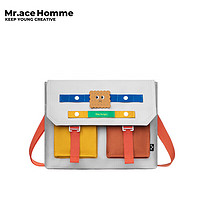 Mr.ace Homme 包包简约潮大容量斜挎包女日系休闲邮差包单肩 吃货系列