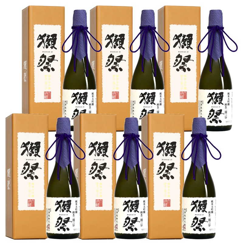 獭祭日本清酒日本清酒系组合整箱囤货纯米大吟酿日式米酒 獭祭23二割三分清酒720ML*6瓶