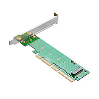 芯梦达 PCIe4.0 x4转单盘M.2NVME固态硬盘转接卡1U/2U服务器22110SSD扩展卡 带全高档板（已安装） PCIe4.0x4转单口M.2 NVME转接卡