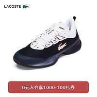LACOSTE法国鳄鱼x梅德韦杰夫系列24春季运动鞋网球鞋47SMA0101 092/藏青色/白色 7.5 41