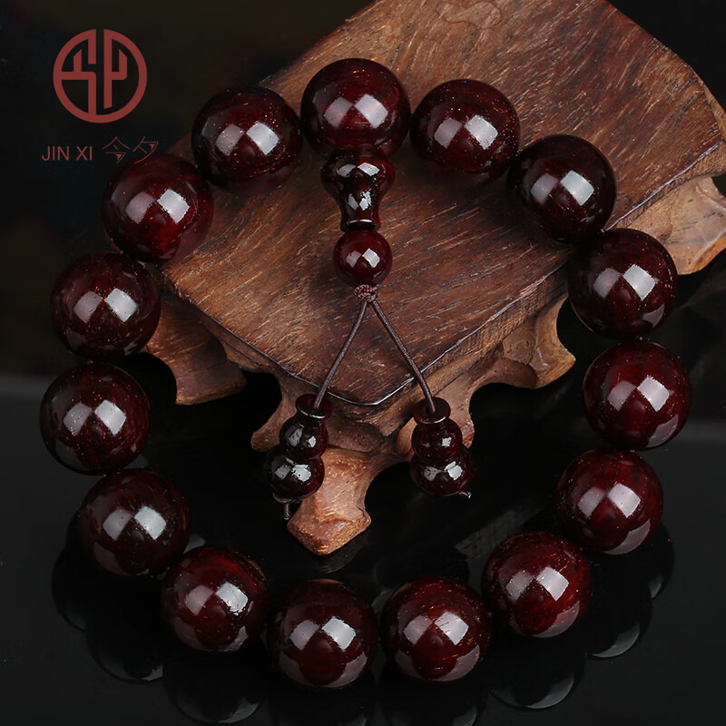 今夕印度金星小叶紫檀手串佛珠老料檀香紫檀木文玩把件高油密男士手链